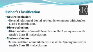 Dental impression teays Malocclosion and Classifiction.pptx