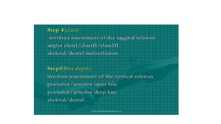 MALOCLUSION.definition, characteristics, treatment