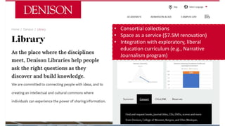 University Futures, Library Futures: institutional and library directions in OhioLINK