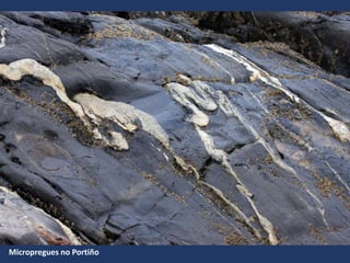 Micropregues no Portiño
 