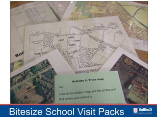Bitesize School Visit Packs
 