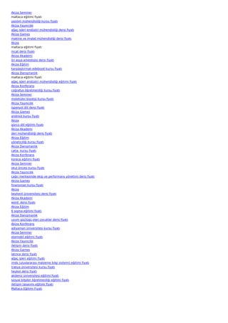 Maltaca egitimi-fiyati