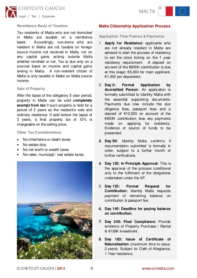 Malta Citizenship by Investment