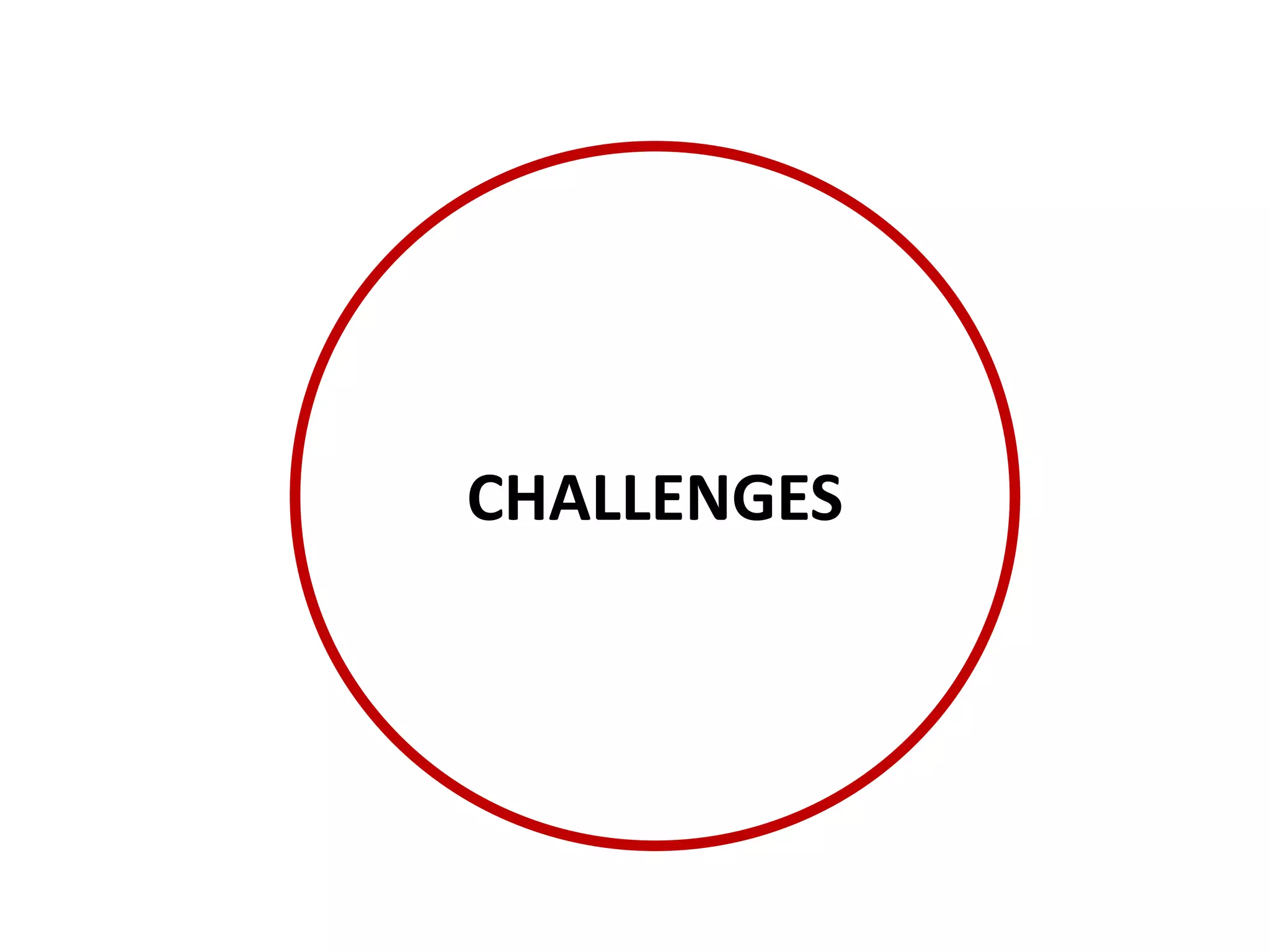 CHALLENGES 
 