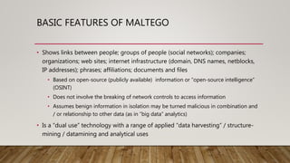 Basics of Maltego | PPTX