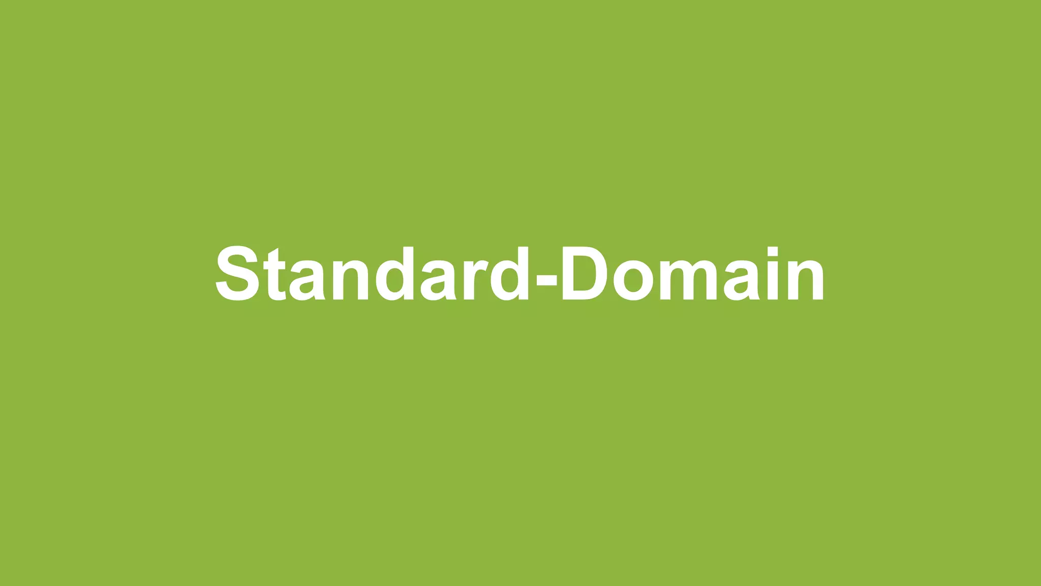 Standard-Domain
 