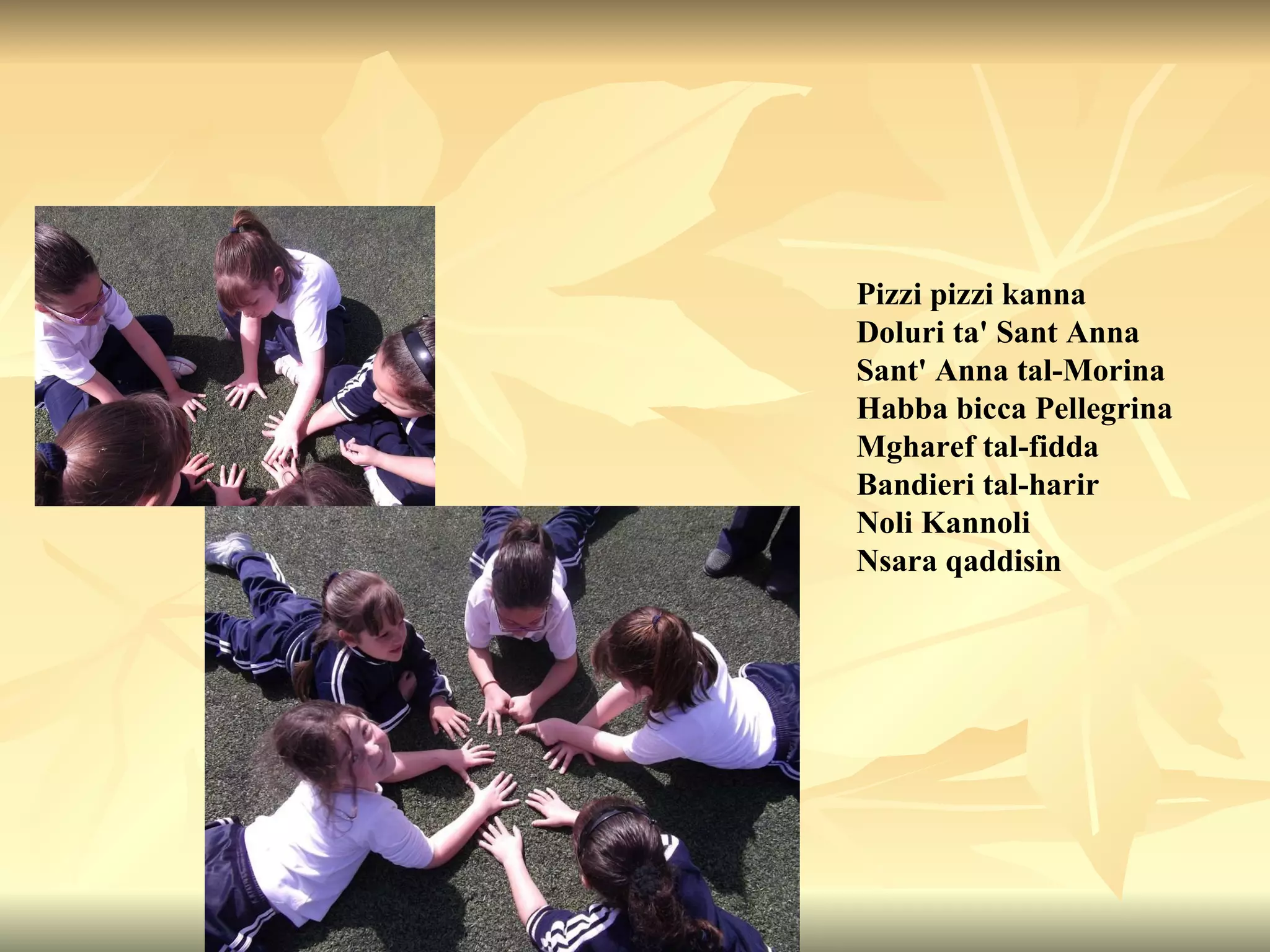 Maltese tradtional games | PPT