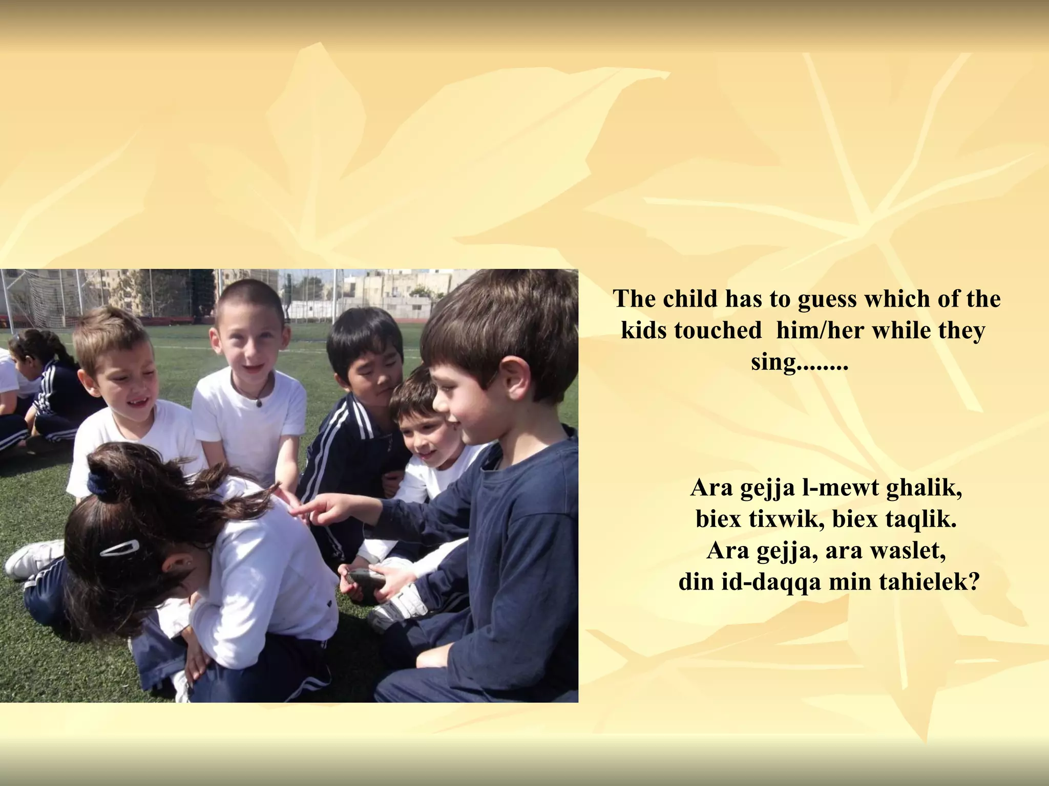 Maltese tradtional games | PPT