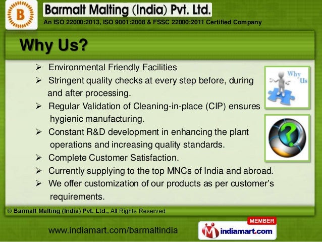 Malt Extracts By Barmalt Malting (India) Pvt. Ltd., Haryana Malt Extracts By Barmalt Malting (India) Pvt. Ltd., Haryana