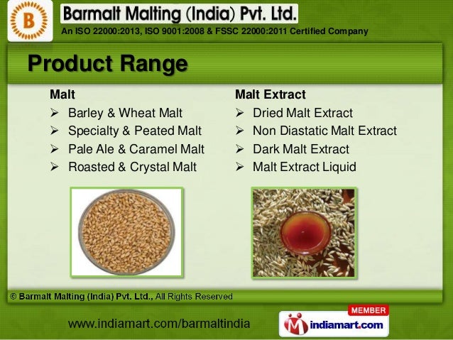 Malt Extracts By Barmalt Malting (India) Pvt. Ltd., Haryana Malt Extracts By Barmalt Malting (India) Pvt. Ltd., Haryana