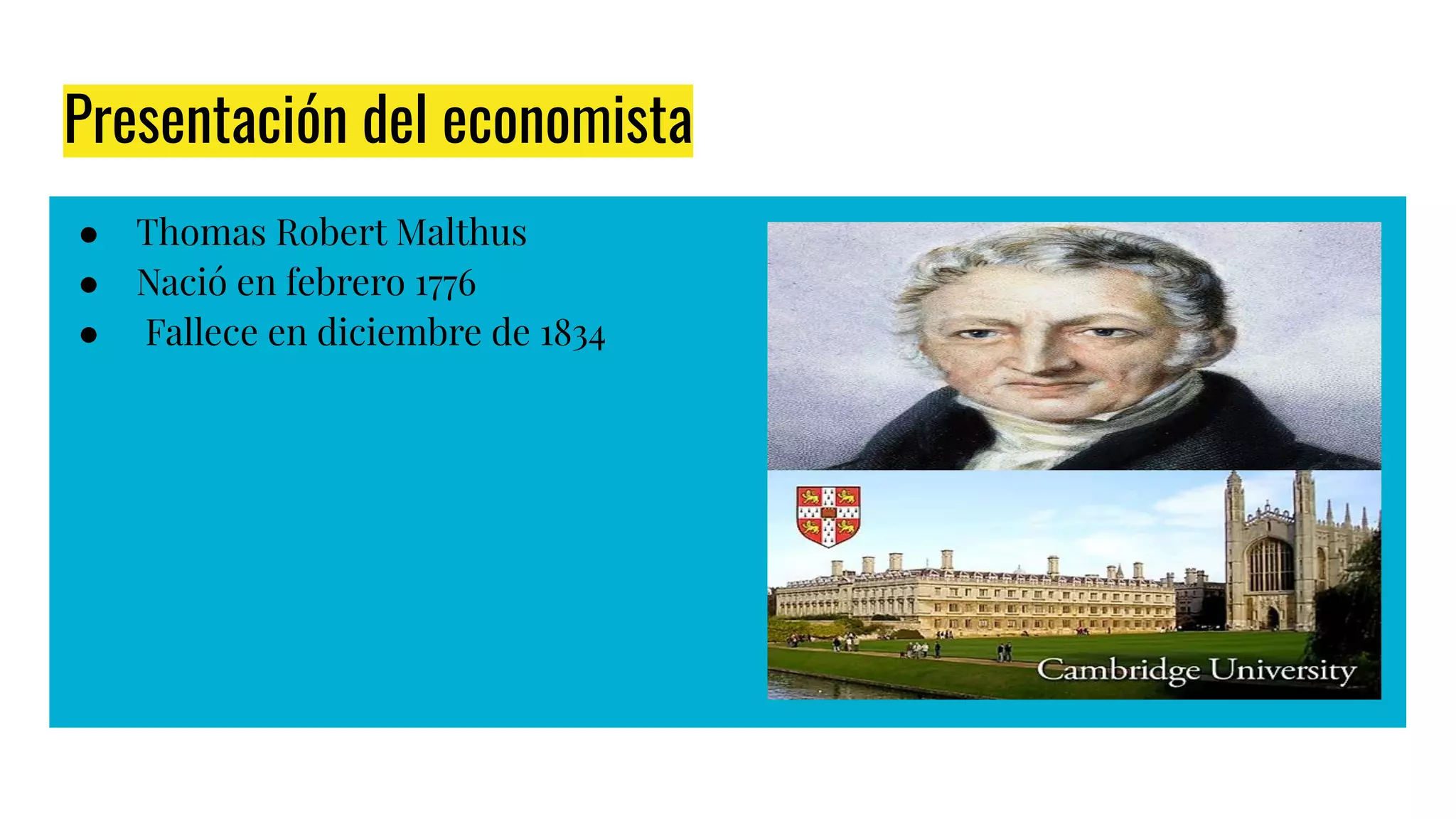 Thomas Malthus | PPT