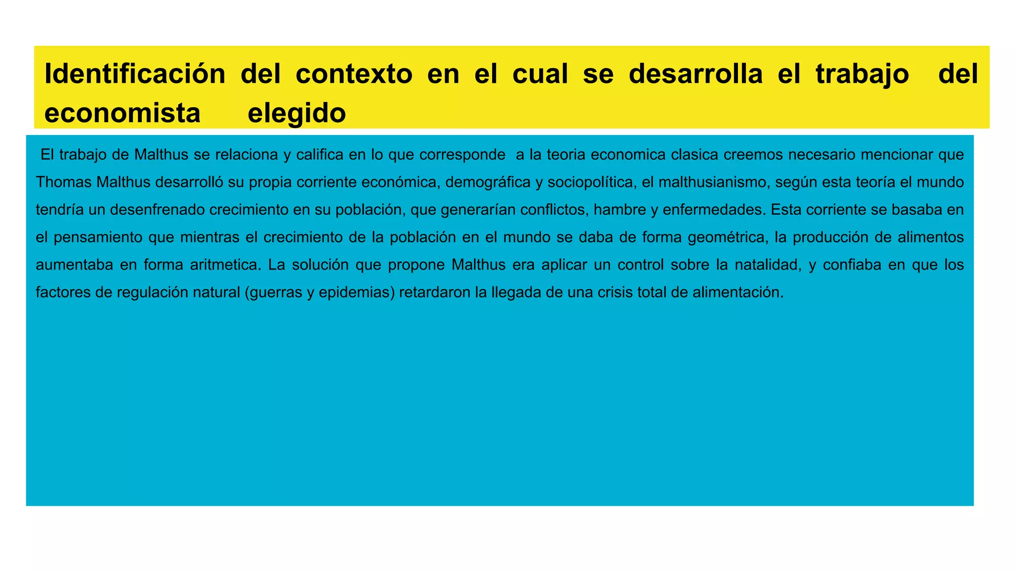 Thomas Malthus | PPT