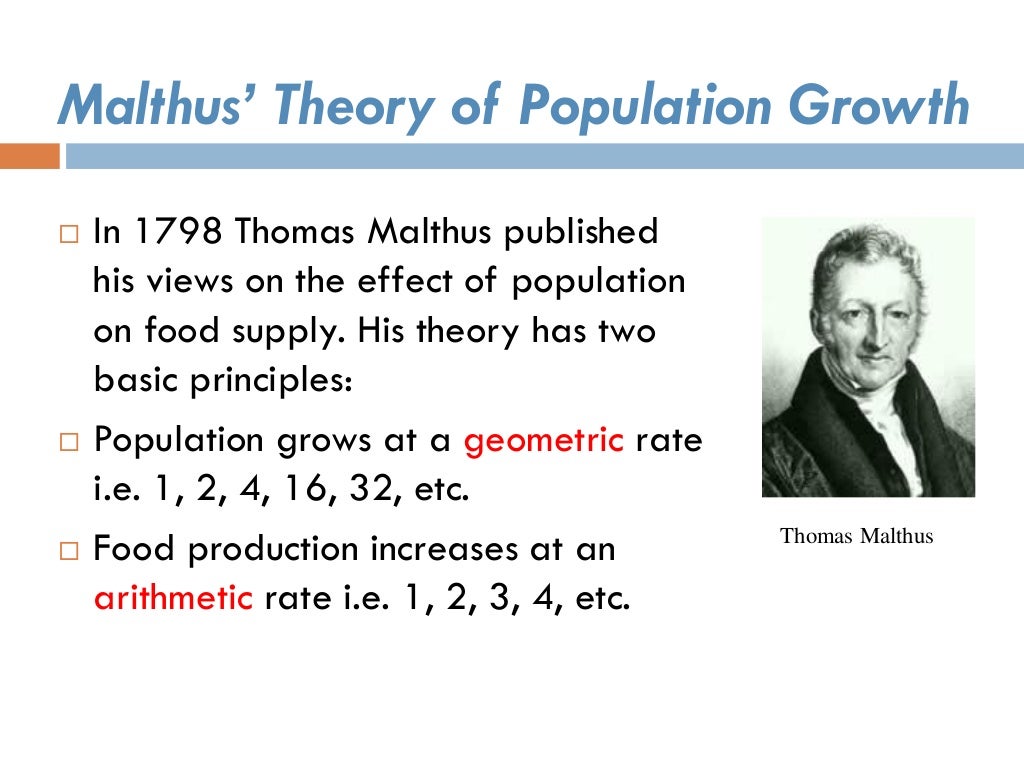 malthusian theory of population essay