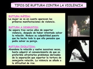 CICLO DE LA VIOLENCIA




                             AGRESIONES VERBALES
AGRESIONES PSICOLOGICAS




     HOMICIDIOS    ...