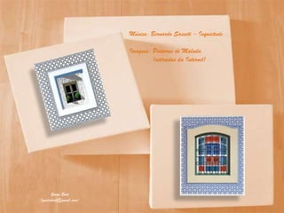 Música: Bernardo Sasseti – Inquietude
Imagens: Pinturas de Maluda
(retiradas da Internet)
Guida Burt
(guidaburt@gmail.com)
 