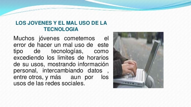 Mal uso de la tecnologia por Luis Coyago N.