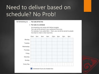 Need to deliver based on
schedule? No Prob!
 