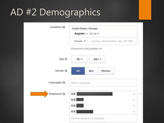 AD #2 Demographics
 