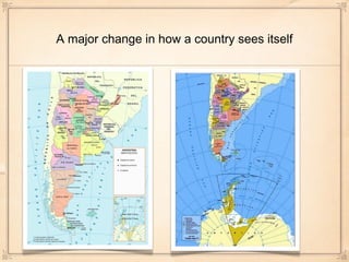 A major change in how a country sees itself
 