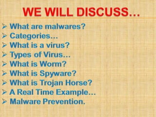introduction to malwares,virus,trojan horse