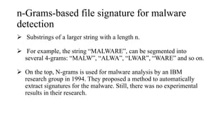 Malware Detection Using Data Mining Techniques | PPTX