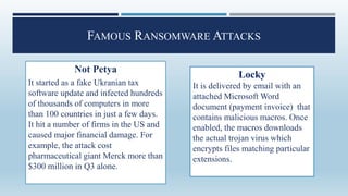 Not Petya Ransomeware Example Malware | PPTX