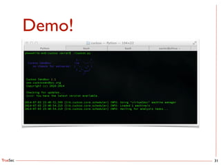 TrueSec
Demo!
31
 