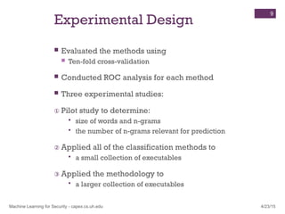 malware detection using ml algorithms.ppt