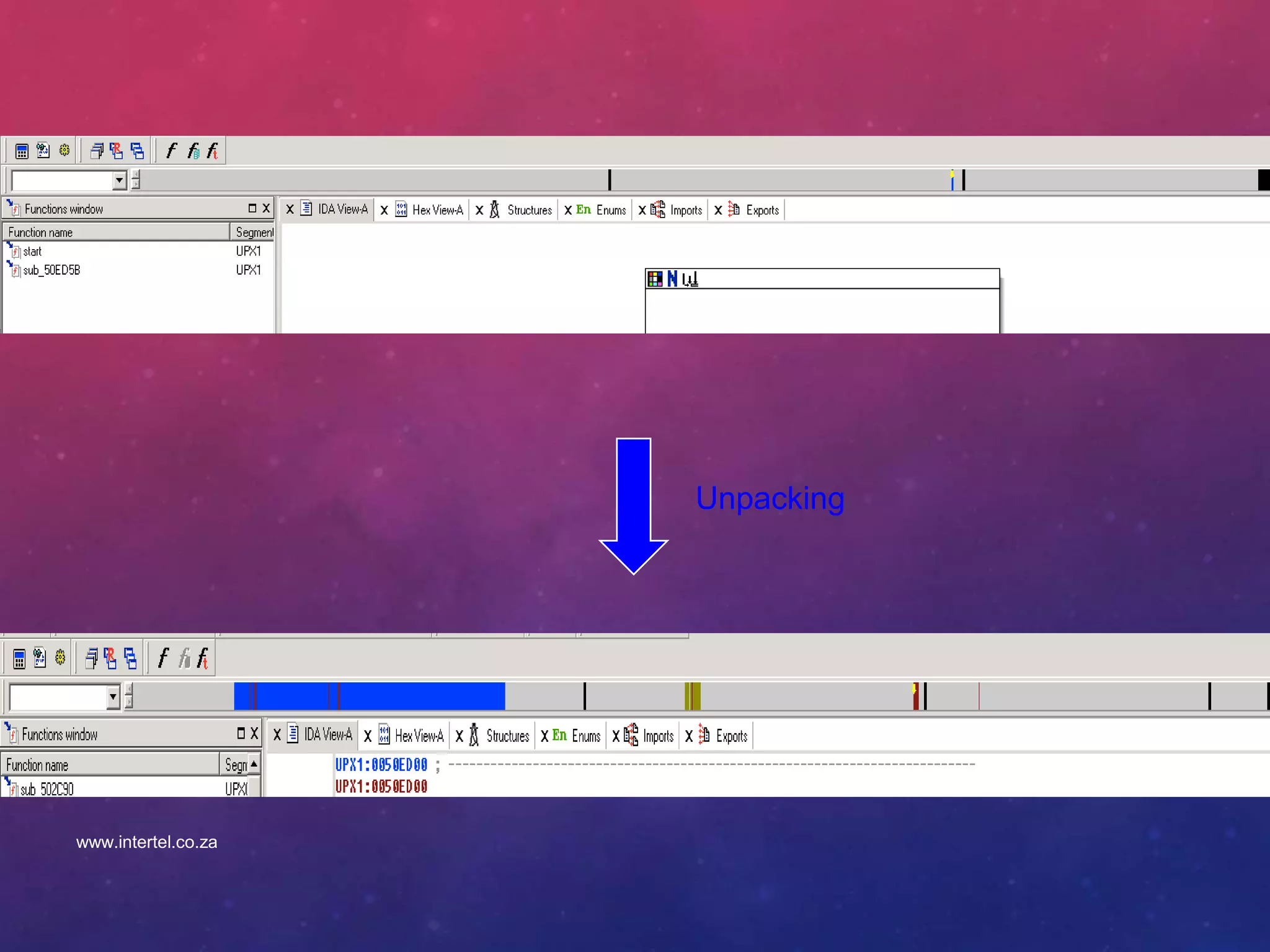 PHASE 1: MALWARE UNPACKING
Unpacking
www.intertel.co.za
 