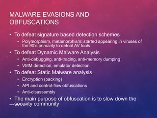 Reverse Engineering Malware - A Practical Guide | PPTX