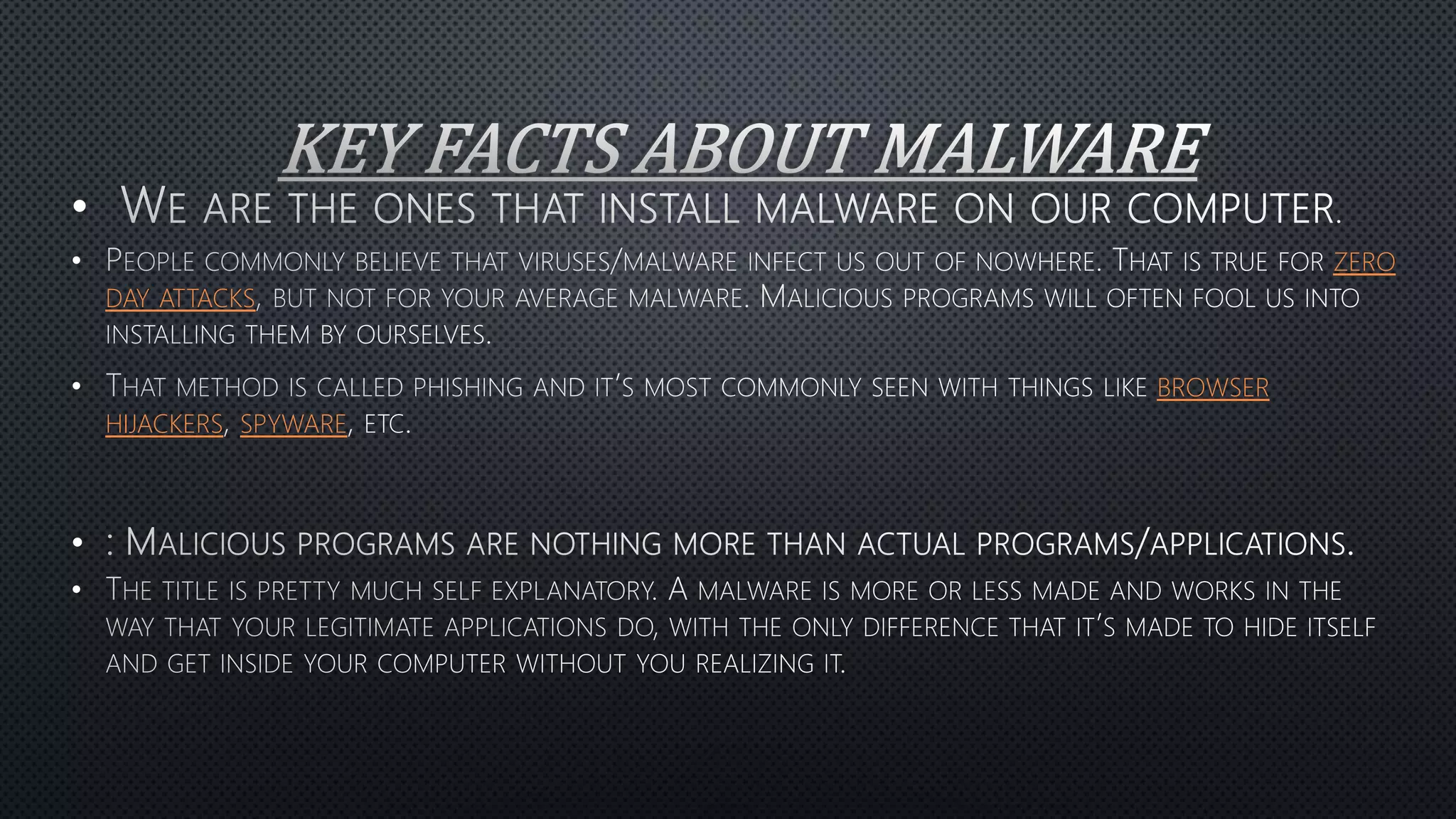 •
• ZERO
DAY ATTACKS
• BROWSER
HIJACKERS SPYWARE
•
•