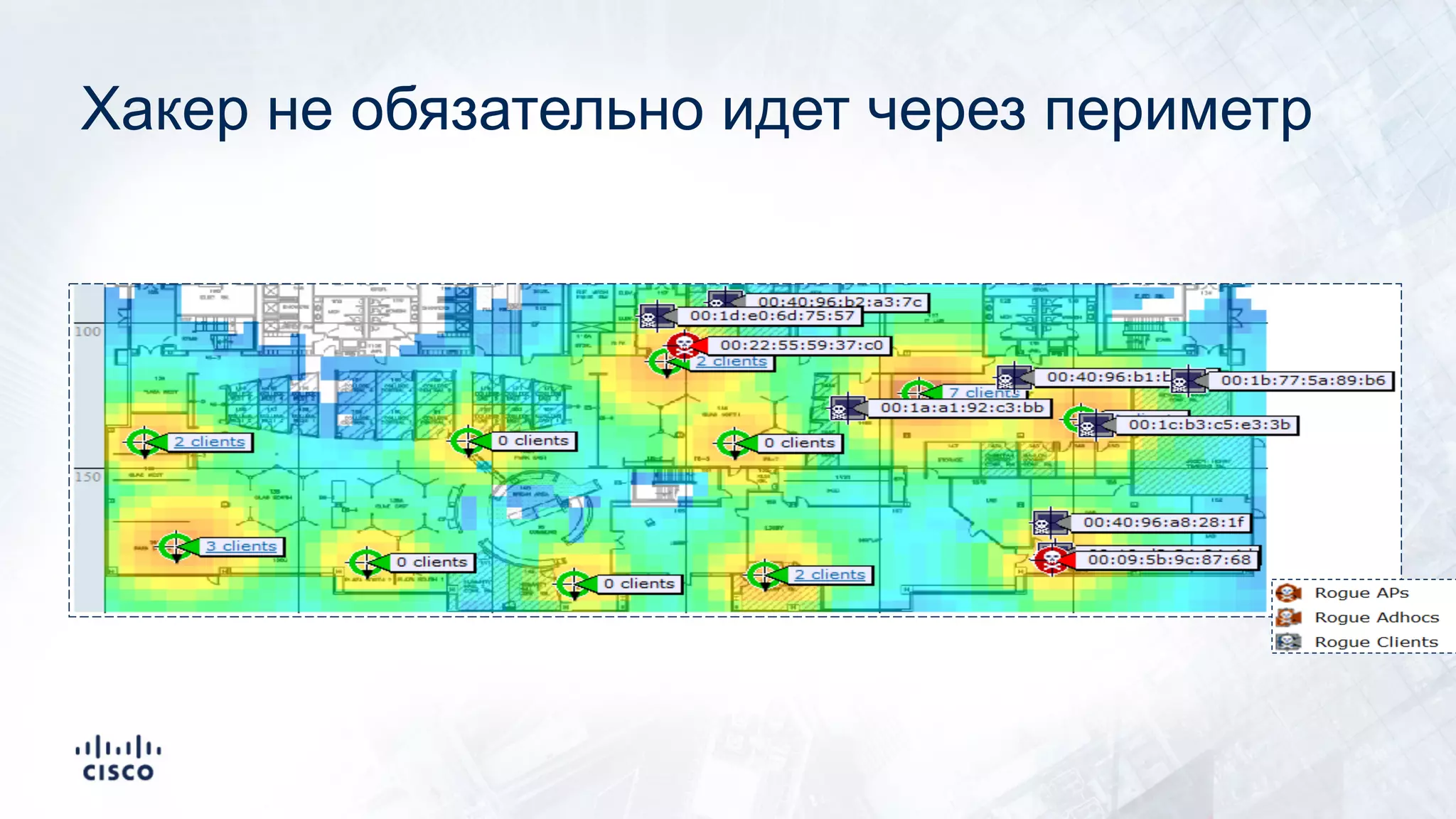 Хакер не обязательно идет через периметр
 