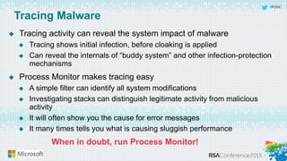 malware hunting with the sysinternals tools Mac OS