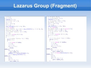 Lazarus Group (Fragment)
 