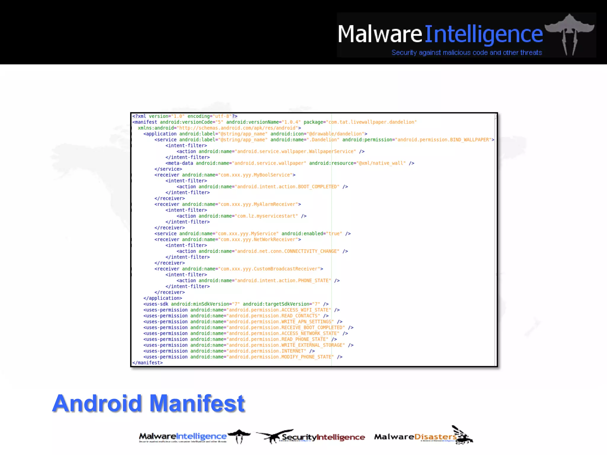 Android Manifest
 
