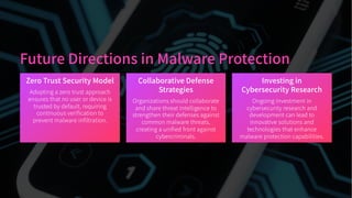 Malware Protection in cyber security networking system | PDF