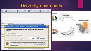 Drive-by downloads
 