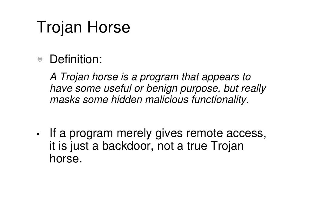 trojan definition