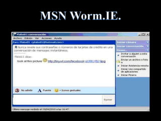 MSN Worm.IE.