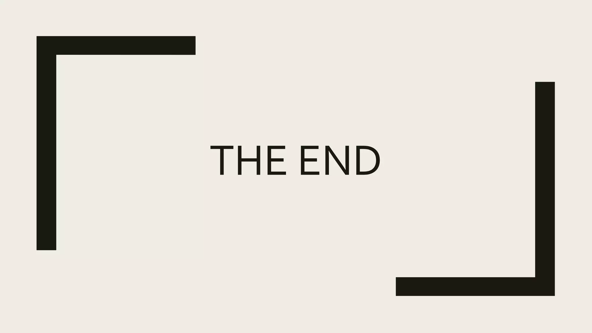 THE END
 