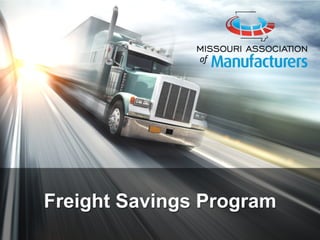 Freight Savings Program

 