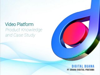 Video Platform
Product Knowledge
and Case Study
 