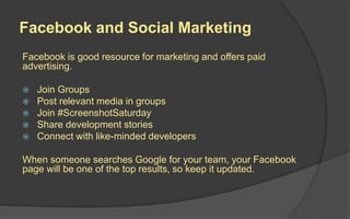 LAFS Marketing and Monetization Lecture 4: Social Media