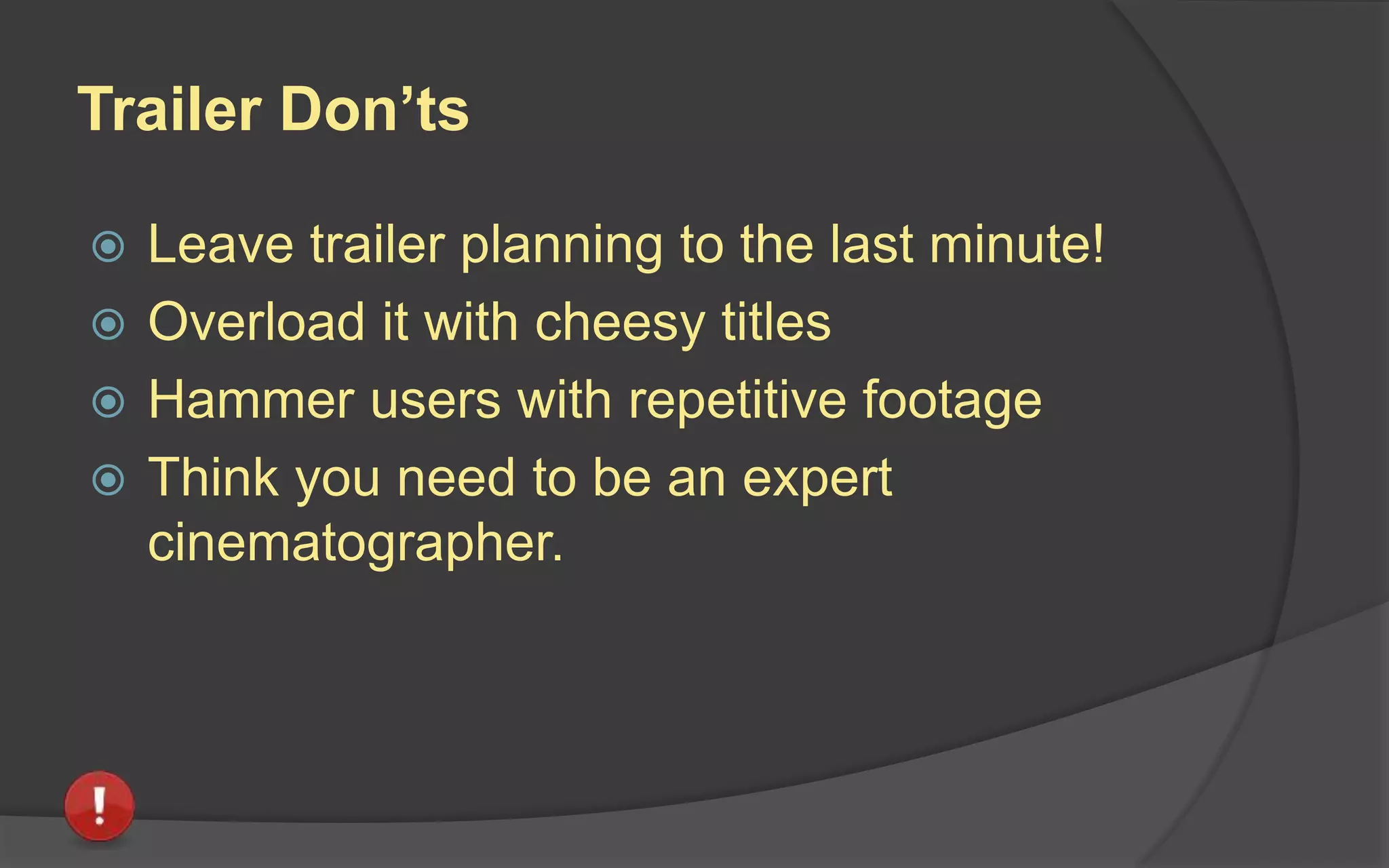 How Faithful Should They Be To The
Game?
 