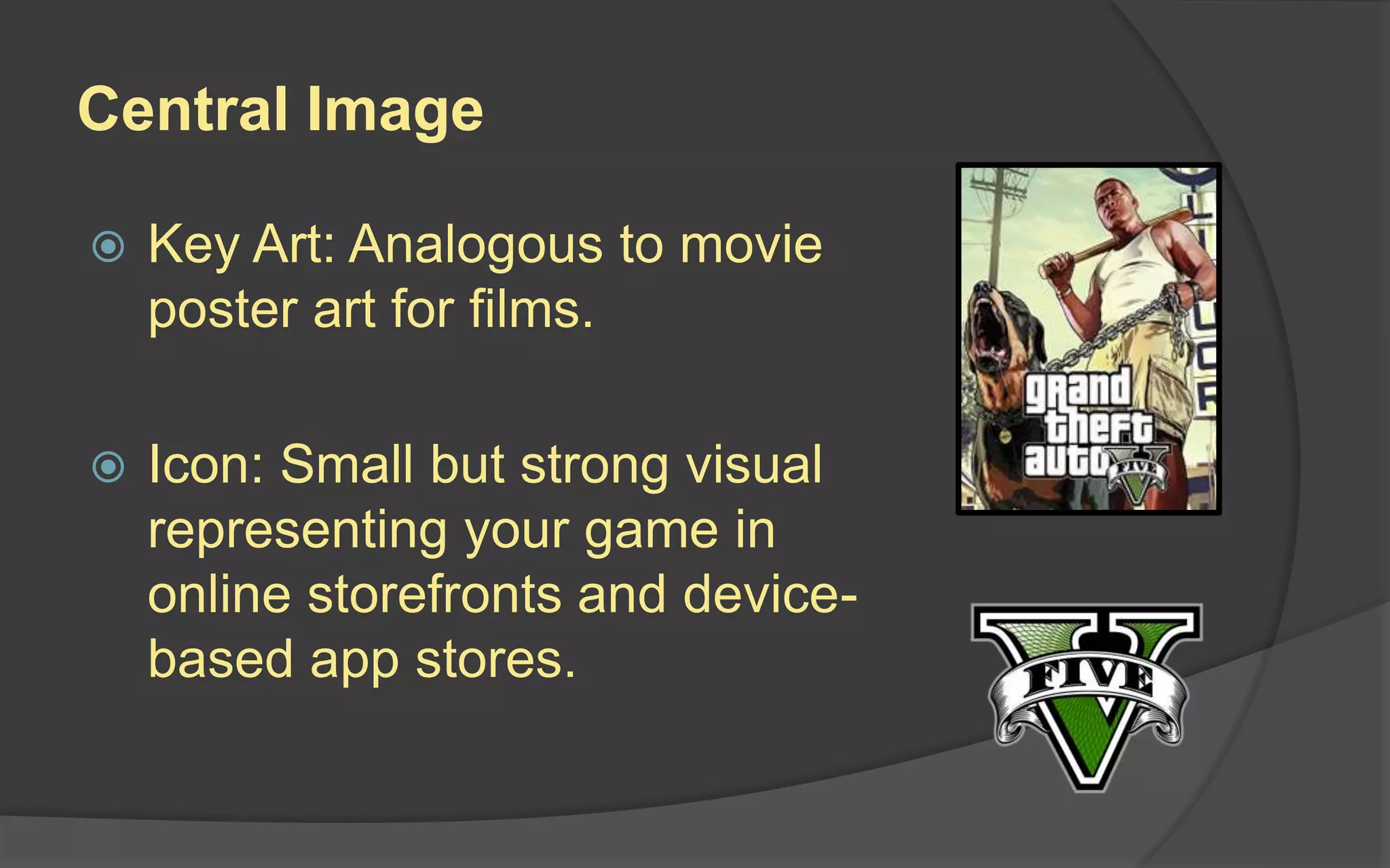 Game Name Factors
 Title Length
 Distinctiveness
 URL and Social Media
Account Names
 Visual Presentations and
Title Treatments
 Potential for Misspellings
or Ridicule
 