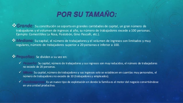Empresa, clasificacion de las empresas, contabilidad