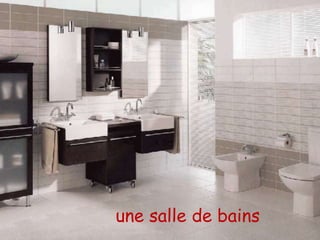 une salle de bains
 