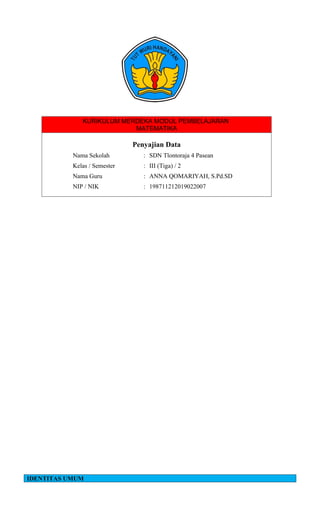 Modul Ajar Matematika BAB 3 dan 4 sem 2. | PDF
