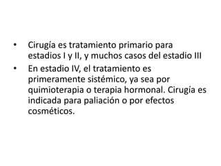 Menos de 1% de todos los Ca infiltrantes