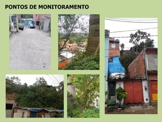 PONTOS DE MONITORAMENTO
 